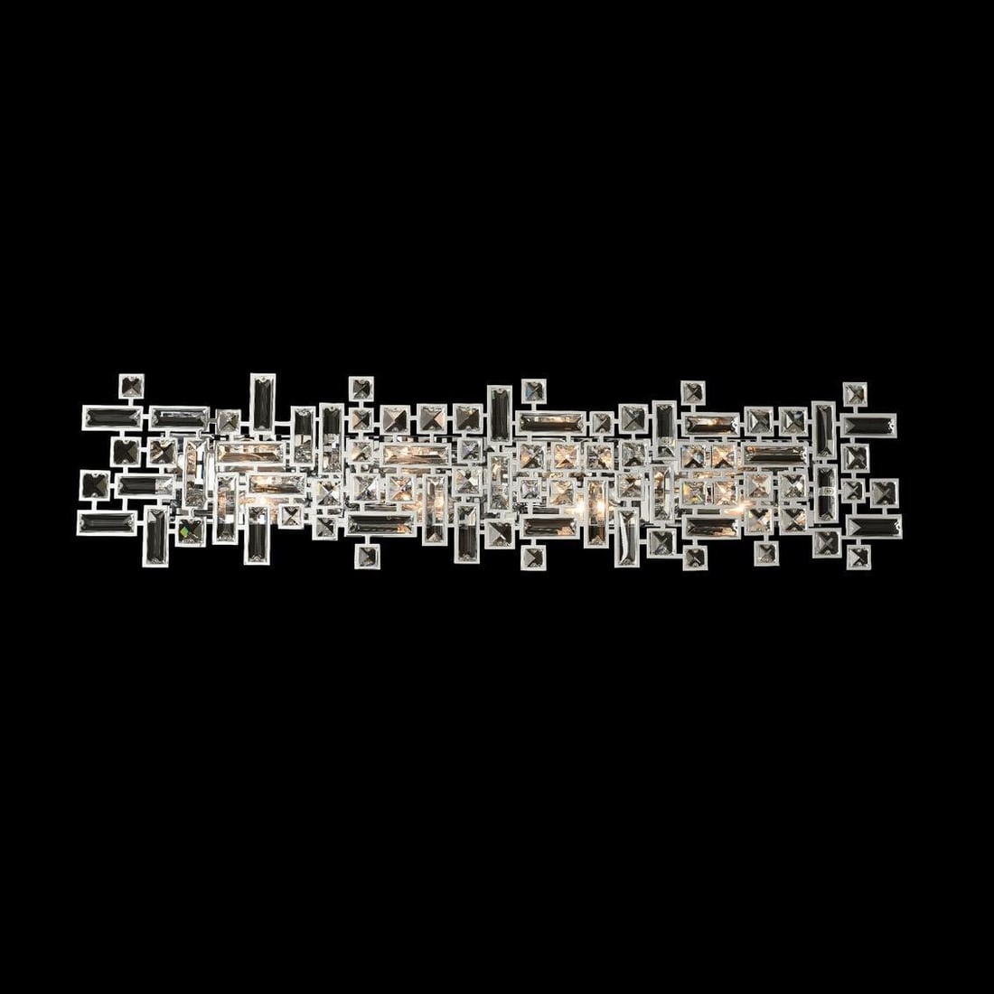 Kalco Vermeer 38-Inch Art Deco Bath Light Chrome Crystal (1 of 1)