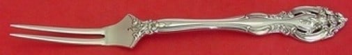 Gorham La Scala Sterling Silver Spinach Fork 7.5 Inch Serving Fork (1 of 2)