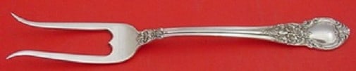 Lunt American Victorian Sterling Silver Roast Beef Serving Fork 7.25" (1 of 2)