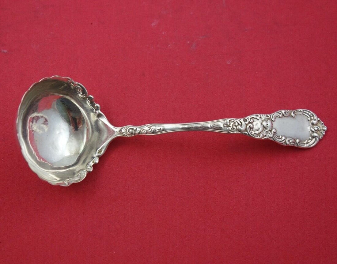 Dominick & Haff Cupid Sterling Silver Gravy Ladle 7 3/8 inches (1 of 2)