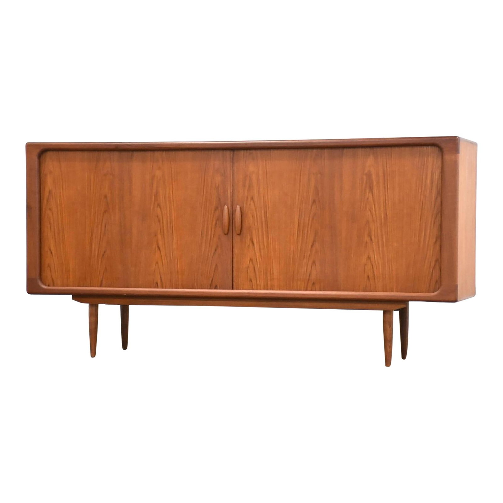 1960s Dyrlund Danish Modern Teak Sideboard with Tambour Doors (1 of 9)