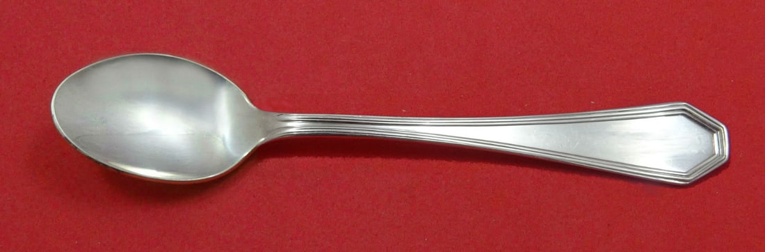 Dominick & Haff Queen Anne Plain Custom Sterling Silver Infant Feeding Spoon (1 of 1)