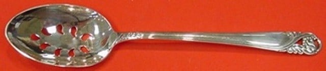 International Sterling Silver Spring Glory 9-Hole Slotted Spoon (1 of 1)