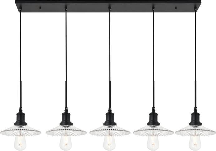 Elegant Waltz Mid-Century Chandelier Crystal Finish Pendant Light (1 of 1)