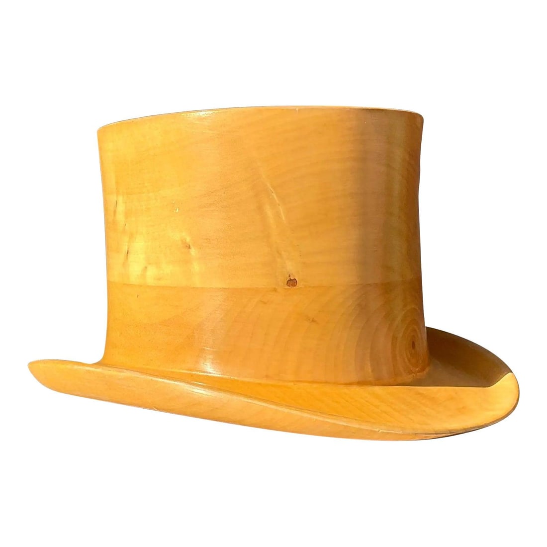 Vintage Italian Carved Wood Boho Top Hat (1 of 10)