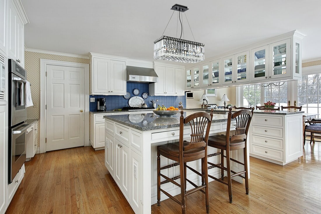 Maxime 4-Light Rectangular Crystal Chandelier Black and Clear 20in Pendant (1 of 8)