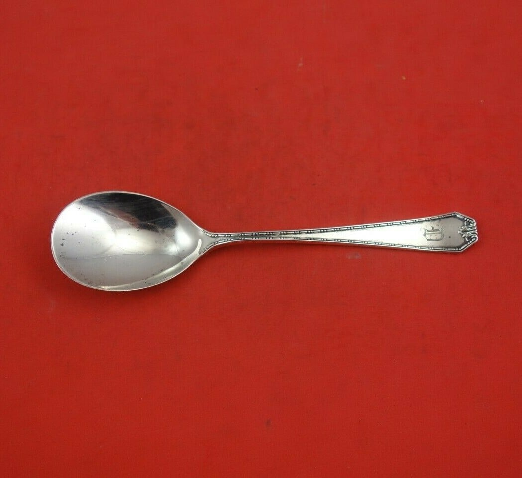 Whiting Madam Morris Sterling Silver Sugar Spoon 6 1/8 Inch Serving (1 of 3)
