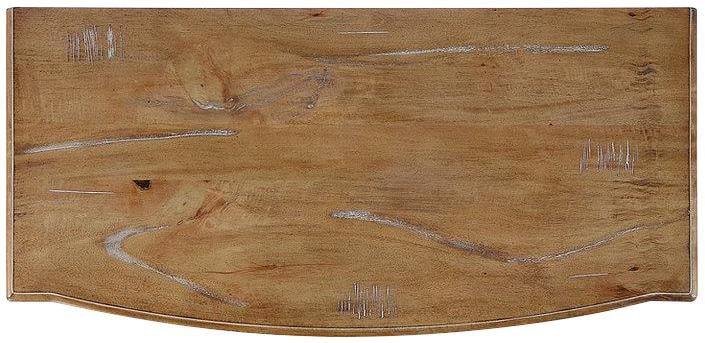 Theodore Bowfront Chest Solid Mango Beachwood Finish (1 of 5)