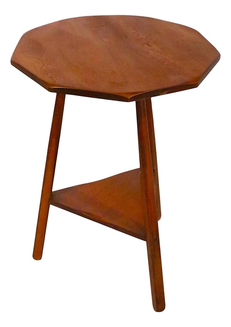 Early 20th Century Rustic Maple Lamp Table in Cushman Style (1 of 7)