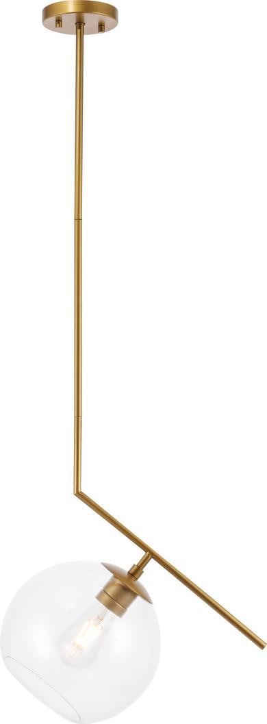 Elegant Lighting Ryland Pendant Light Brass Clear Transitional Style: Elegant Lighting Ryland Pendant Light Brass Clear Transitional Style Illuminate your space with the Timeless Ryland Pendant, a stunning example of transitional style. This pendant light features a cle