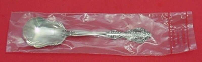 Oneida Michelangelo Sterling Silver Sugar Spoon 6 Inch Vintage New (1 of 2)