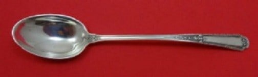 Towle Louis XIV Sterling Silver Olive Spoon Not Pierced 6.5": Towle Louis XIV Sterling Silver Olive Spoon Not Pierced 6.5" This exquisite serving spoon features the elegant Louis XIV pattern by Towle, crafted from high-quality sterling silver. Measuring 6 1/2 in
