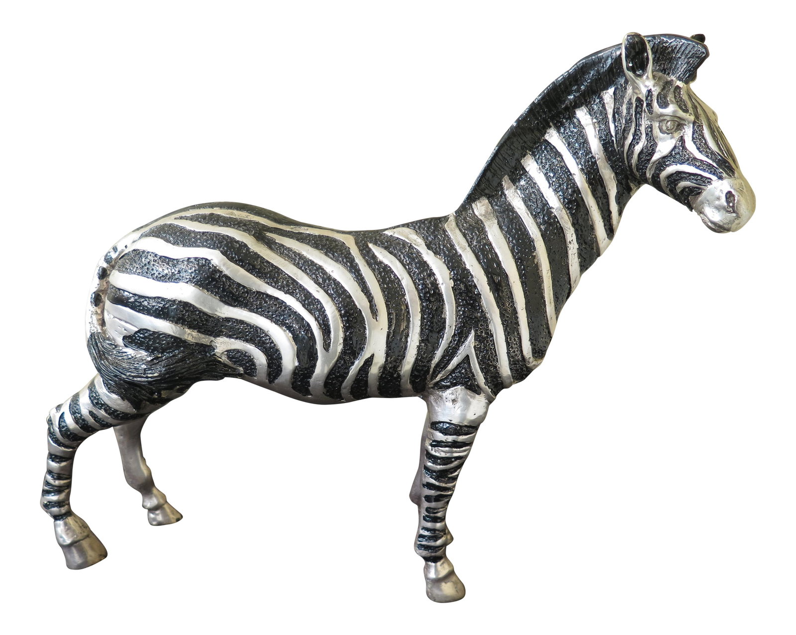 Modern Bronze Zebra Sculpture by Signature Statuary (1 of 7)