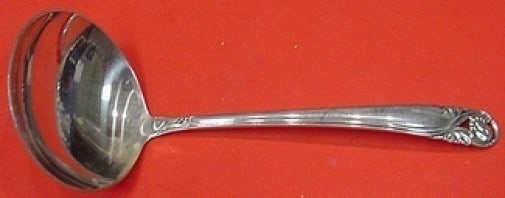 International Silver Spring Glory Sterling Silver Gravy Ladle 6.25 inches (1 of 2)