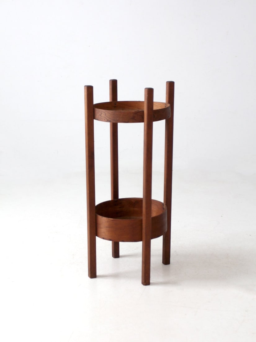 Antique Primitive Wooden Cheese Box Shelf Display Stand 36 inch (1 of 10)