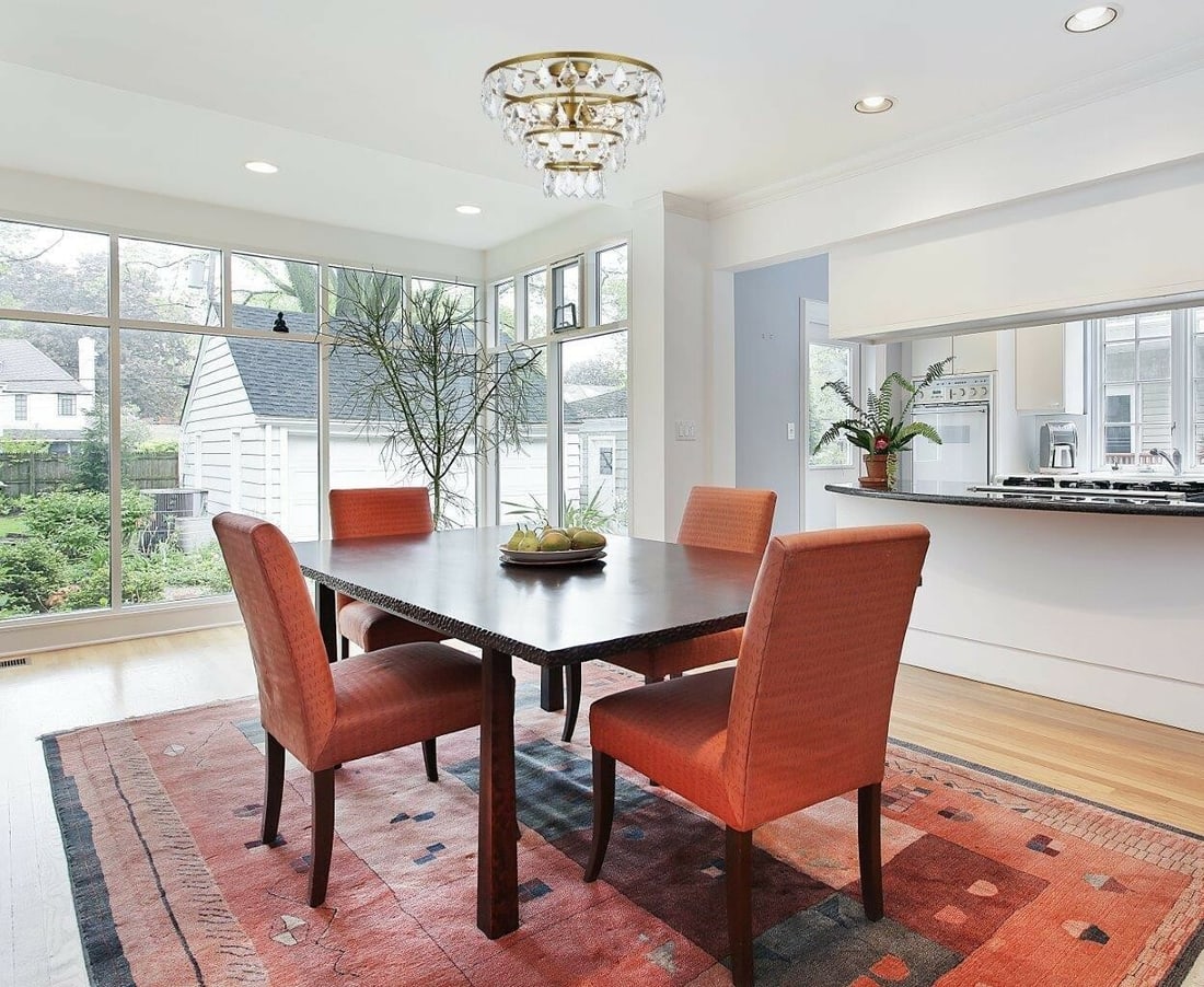 Ella 3-Light Brass Crystal Flush Mount Chandelier 16 Inch for Dining or Hallway: Ella 3-Light Brass Crystal Flush Mount Chandelier 16 Inch for Dining or Hallway This modern flush mount chandelier features a brass finish and is designed with three lights and elegant French pendant