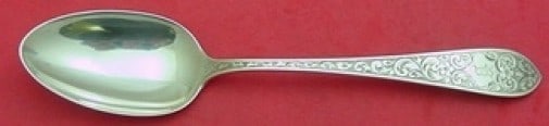 Whiting Colonial B Engraved Sterling Silver Serving Spoon 8.5 inches (1 of 1)