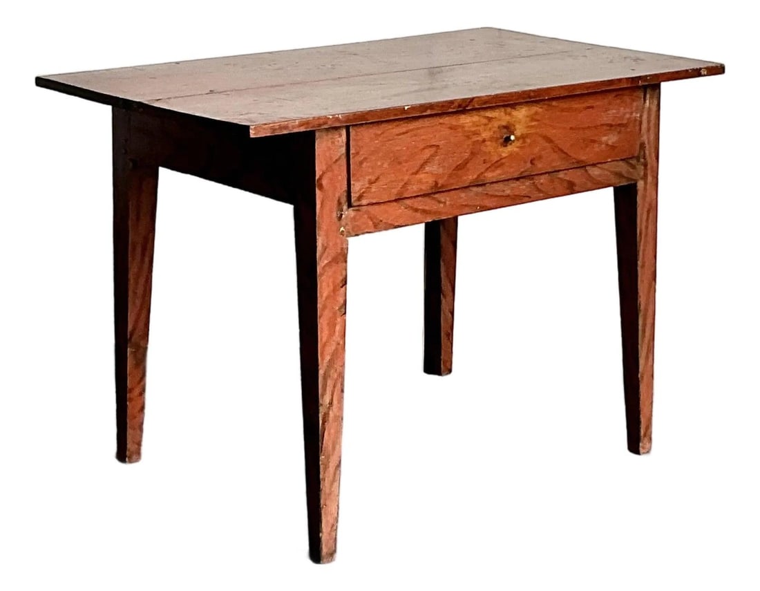 Reclaimed Wood Boho Console Table with Rustic Vintage Character (1 of 10)