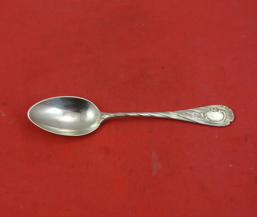 Gebruder Reiner Rocaille 800 Silver Teaspoon 5.5 Inch Rococo Style (1 of 4)