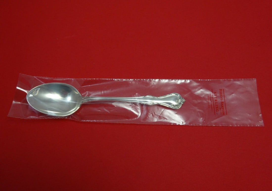 Reed and Barton Rose Cascade Sterling Silver Soup Spoon 6 3/4 New (1 of 2)