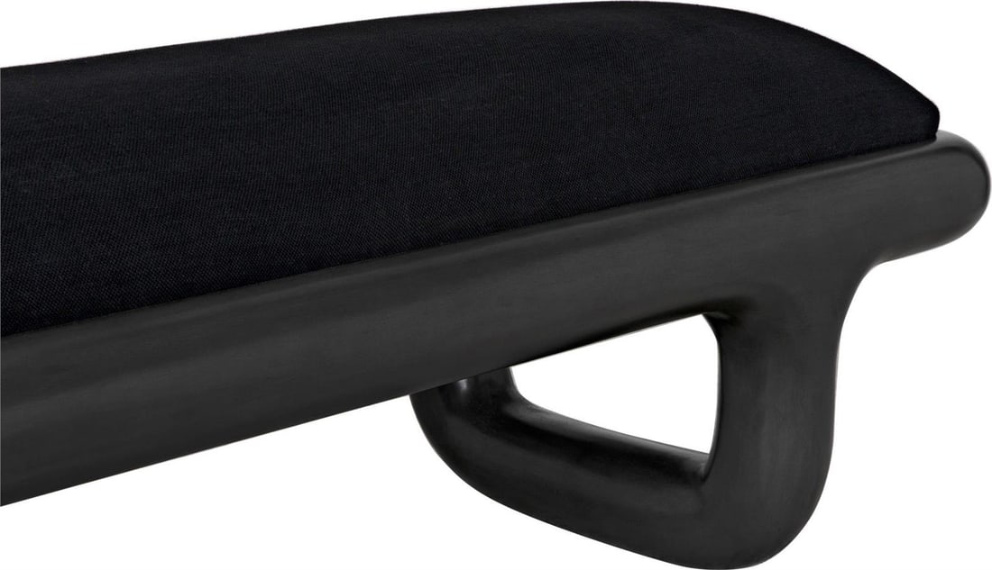 Noir Sigmund Mahogany Bench 70.5 Inch Pale Finish (1 of 13)