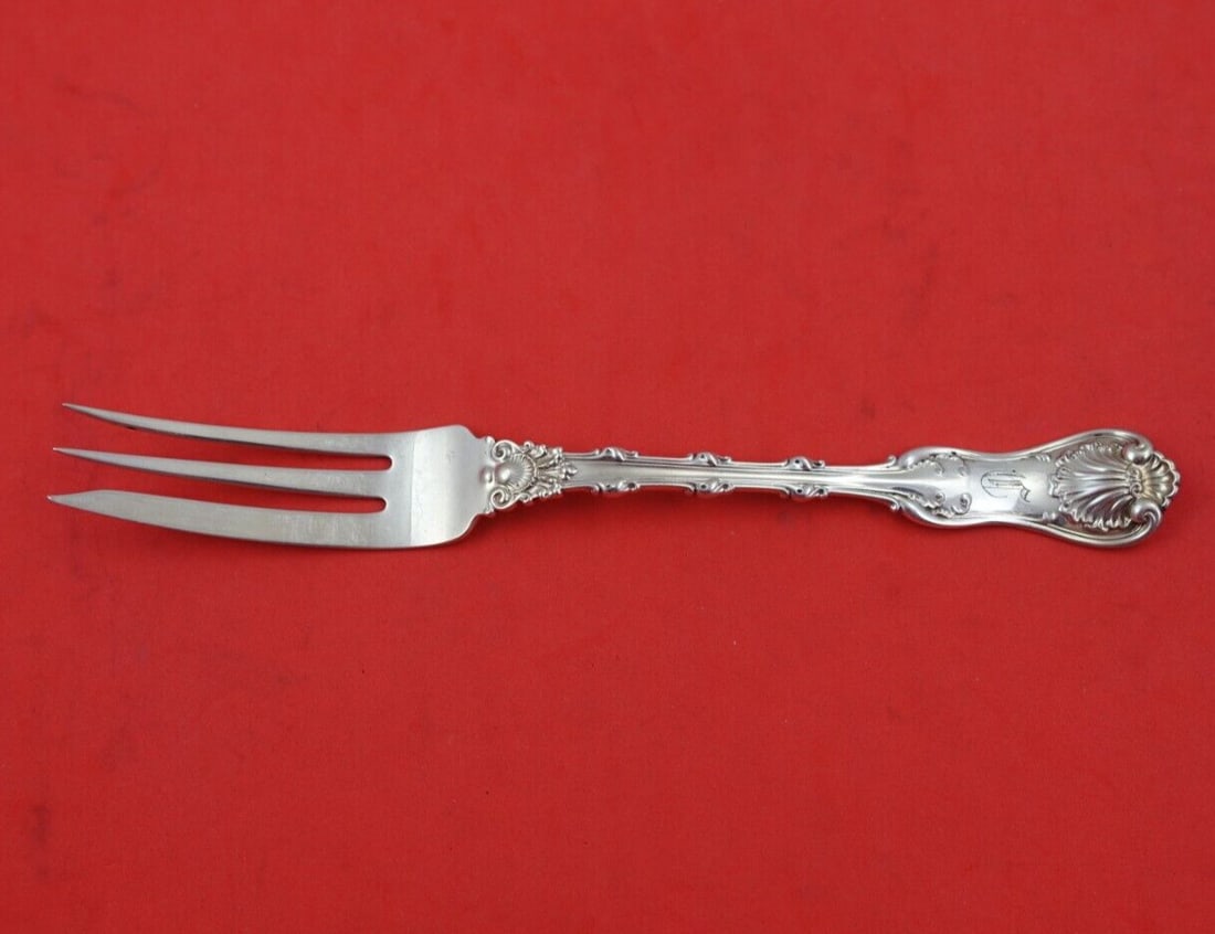 Whiting Imperial Queen Sterling Silver 3-Tine Serving Fork 7.5" (1 of 3)