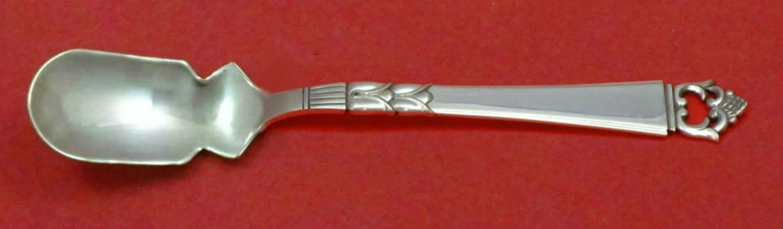 Frigast Danish Crown Sterling Silver Horseradish Scoop Custom Made 5 3/4" (1 of 1)