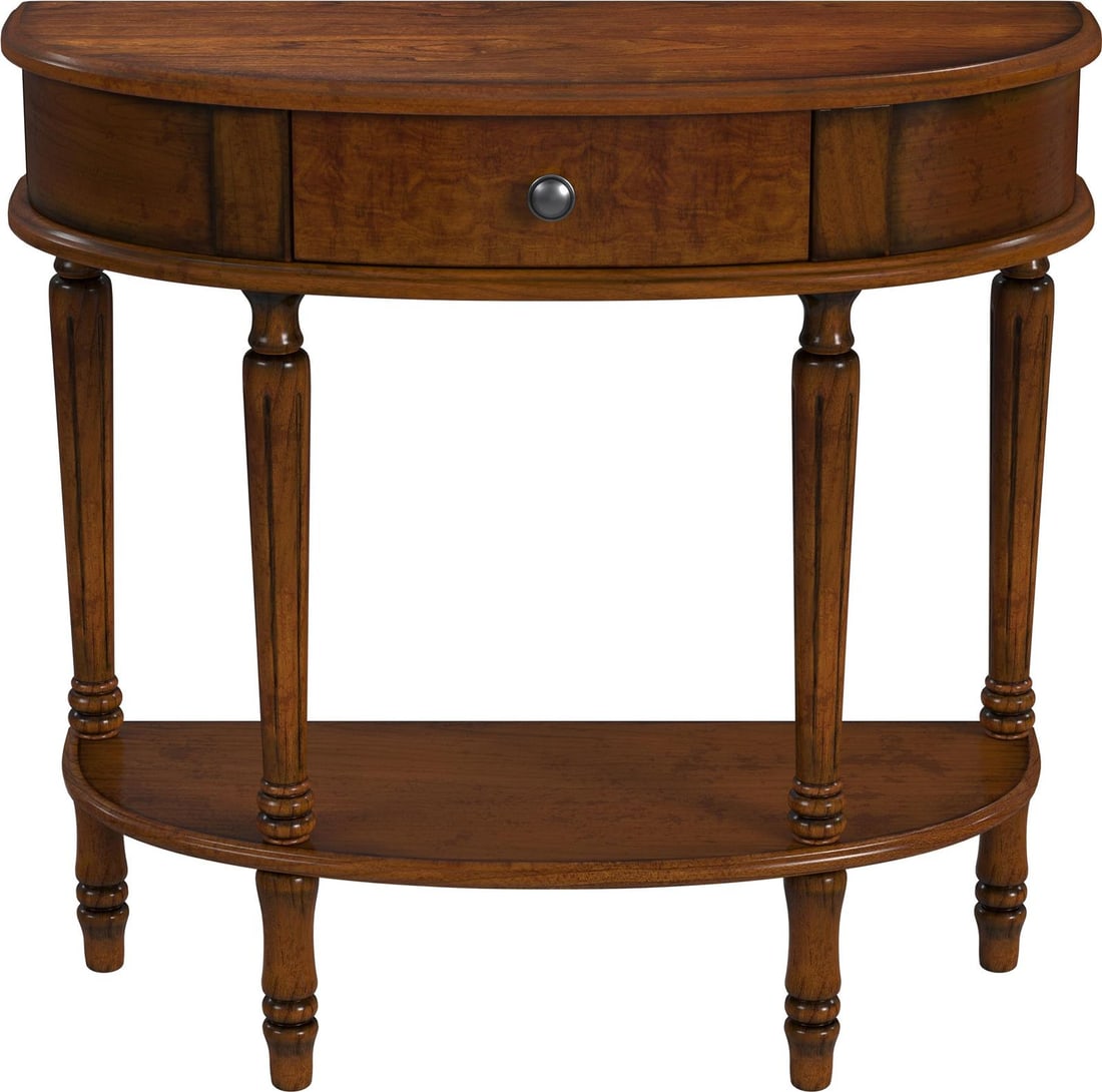 Butler Mozart Cherry Veneer Console Table Finish Neo-Classical Revival (1 of 5)