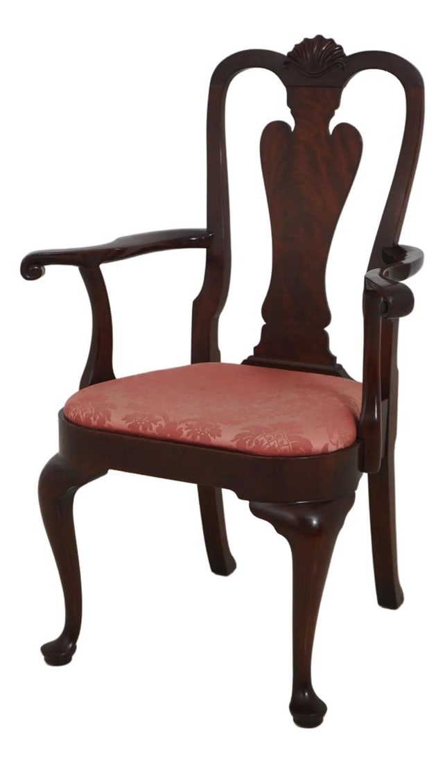 Kittinger Richmond Hill Mahogany Queen Anne Armchair Classic Design (1 of 10)