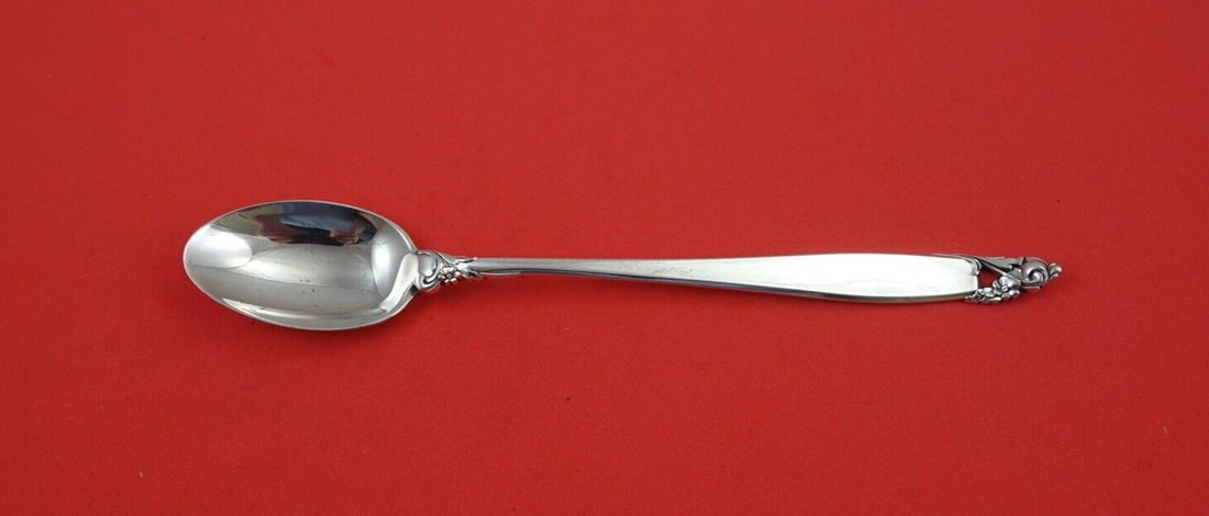 Lunt Counterpoint Sterling Silver Iced Tea Spoon 7 3/8 Inch (1 of 2)