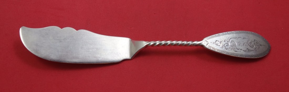 Twist Master Butter Knife by Vanderslice Shreve Sterling Silver 7.5 in (1 of 1)