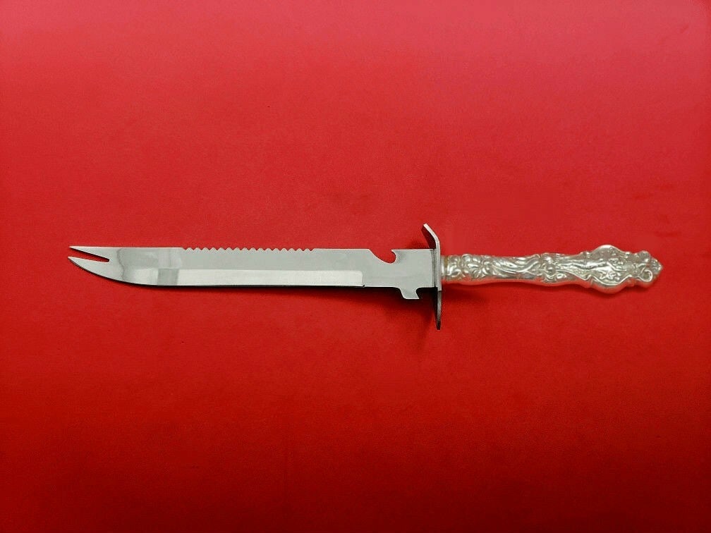 Wallace Irian Sterling Silver Ham Slice Knife 11 1/2 Inch Custom Made (1 of 2)