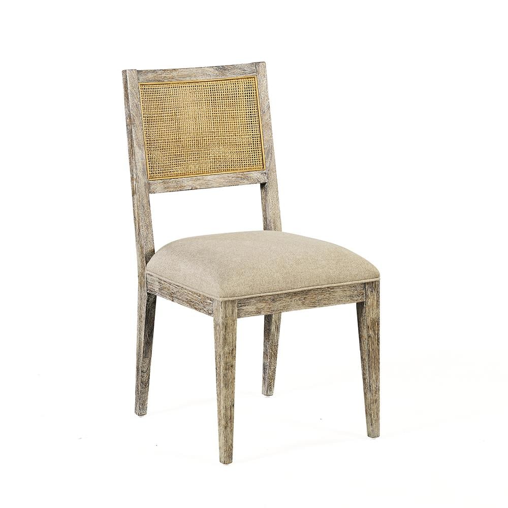 Oliver Home Caine II Weathered Dining Chair 37H 18.5W 23D (1 of 2)