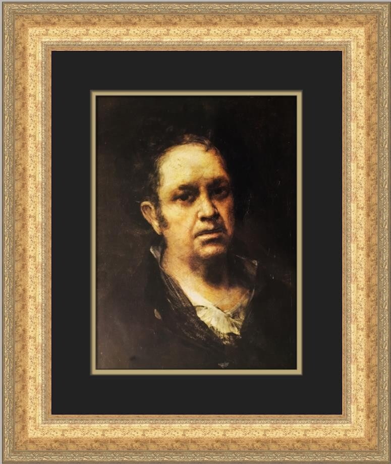 Francisco De Goya Self-Portrait Custom Framed Art Print 20 x 18 (1 of 2)