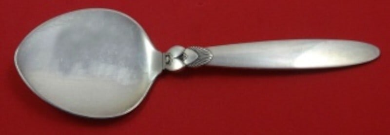 Georg Jensen Cactus Sterling Silver Cucumber Server 5 3/4 inch (1 of 2)