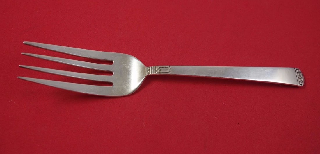 Lunt Regency Sterling Silver Cold Meat Fork 8 3/4 Inches (1 of 2)