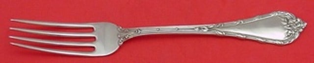Durgin Madame Royale Sterling Silver Fork 7 1/4 Inch Antique Flatware (1 of 2)