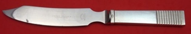 Georg Jensen Parallel Sterling Silver 8 Inch Cheese Knife Hollow Handle (1 of 2)
