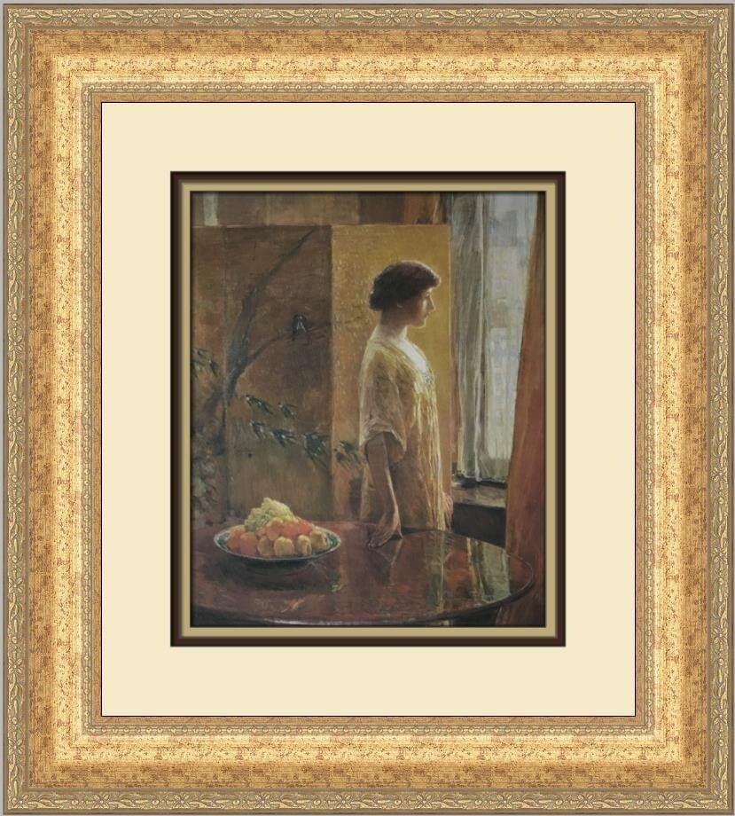 Childe Hassam The East Window Custom Framed Art Print 18x17 (1 of 2)