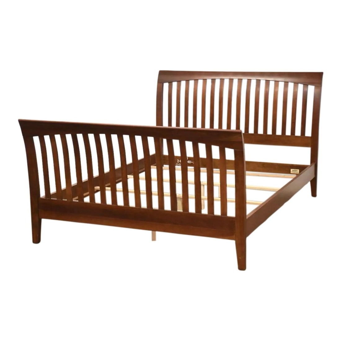 1990s Ethan Allen Cherry Wood Queen Bed American Impressions (1 of 8)
