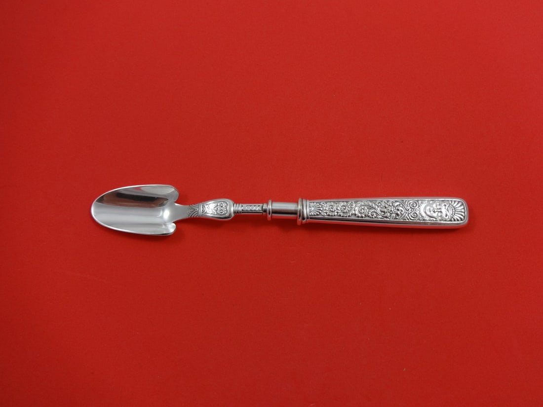 1847 Rogers Assyrian Head Silverplate Cheese Scoop 8.5in (1 of 1)