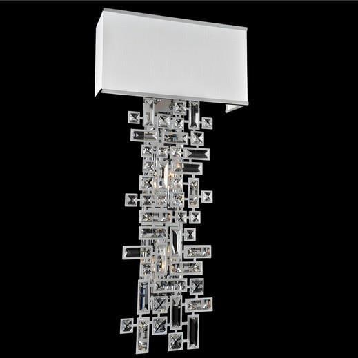 Kalco Vermeer 6-Light Chrome Wall Sconce Art Deco (1 of 1)