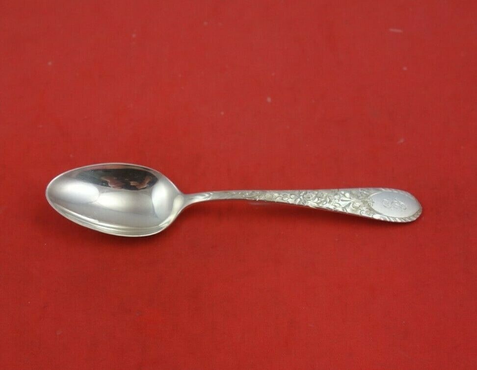 Gorham Colonial Engraved Sterling Silver Teaspoon 6 Inch Flatware (1 of 3)