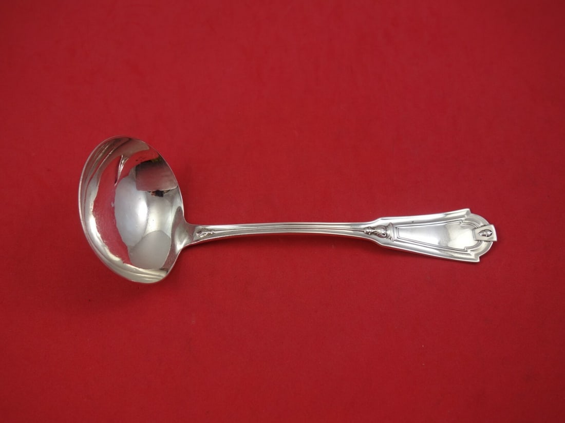Whiting Sterling Silver Keystone Gravy Ladle 7 1/4 Antique (1 of 2)