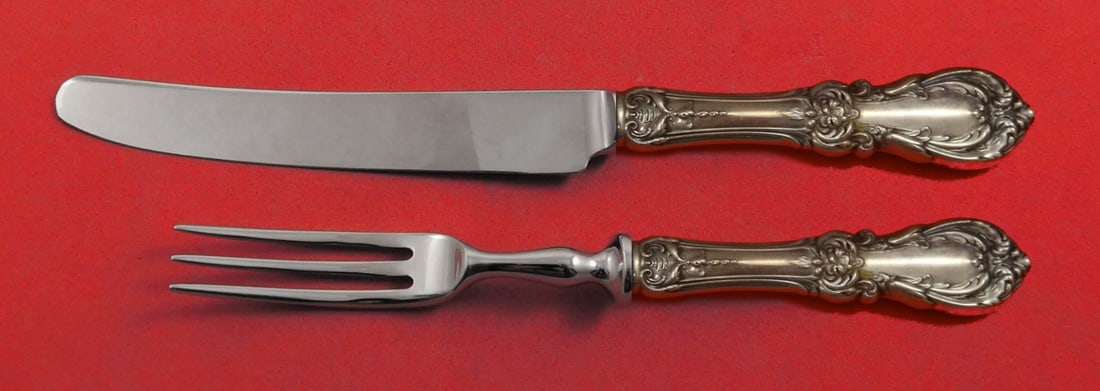 Reed and Barton Burgundy Sterling Silver 2pc Fruit Set (1 of 1)