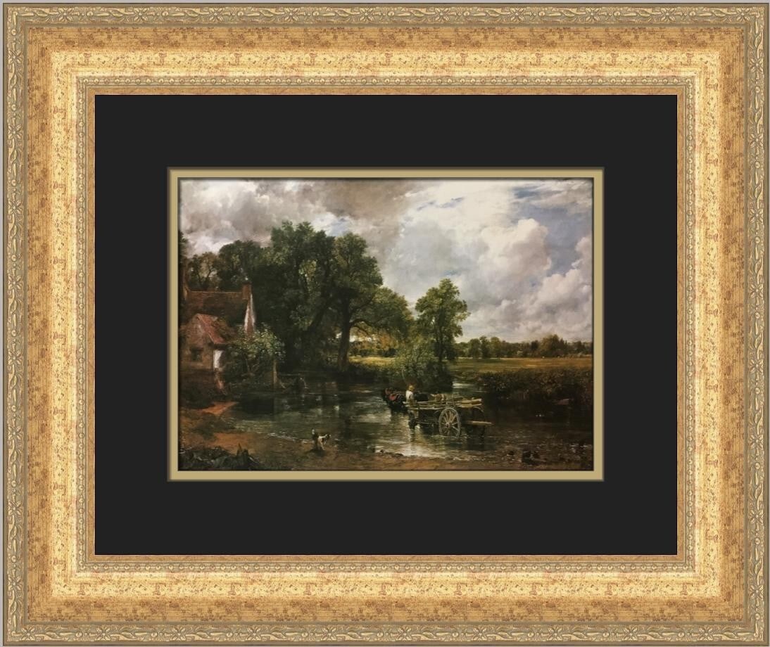 John Constable The Hay Wain Custom Framed Art Print 16 x 19 (1 of 2)