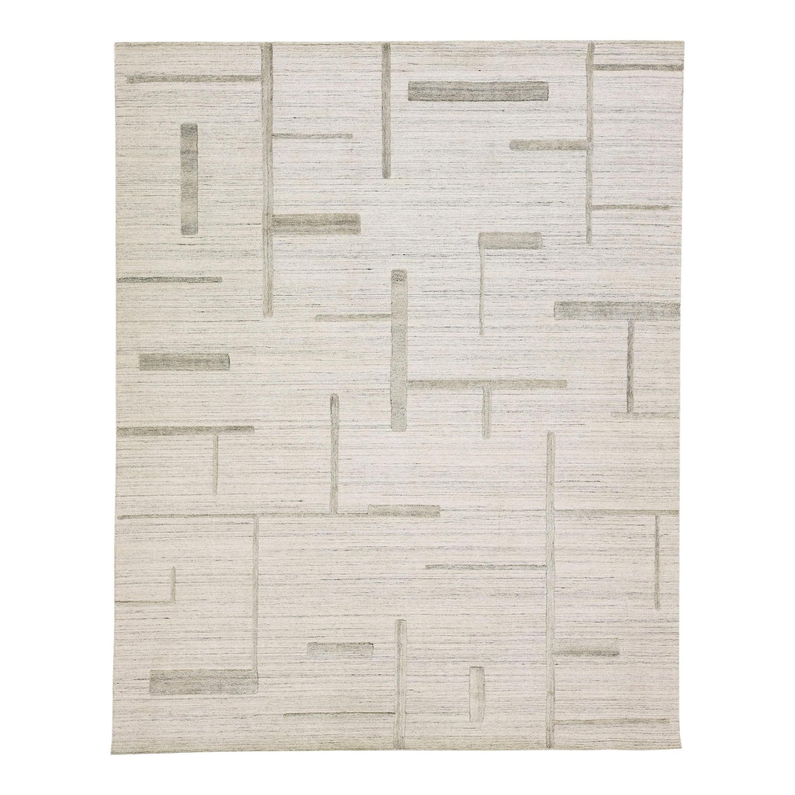 Thom Filicia Ivory Wool Viscose Hand-Woven Rug 8' x 10' (1 of 8)