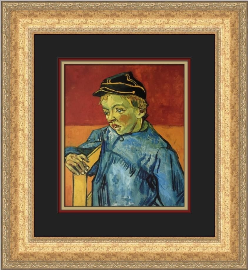 Vincent Van Gogh Camille Roulin The Young Boy Framed Print (1 of 2)