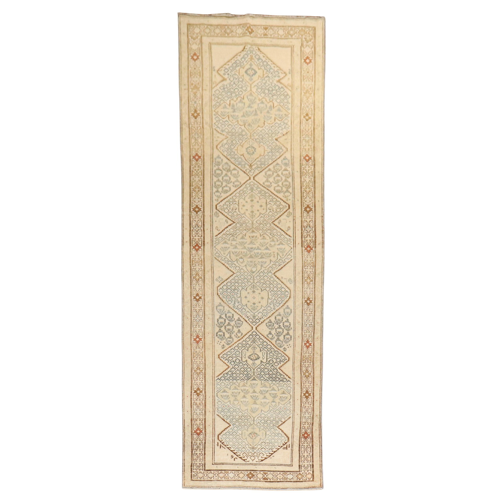 Persian Antique Serab Runner Bakshaish Wool 41x144 inches (1 of 8)