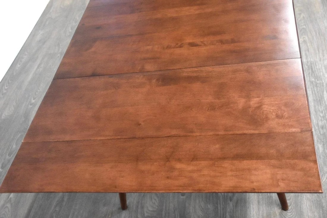 Paul McCobb Solid Maple Dining Table with Two Leaves - 8